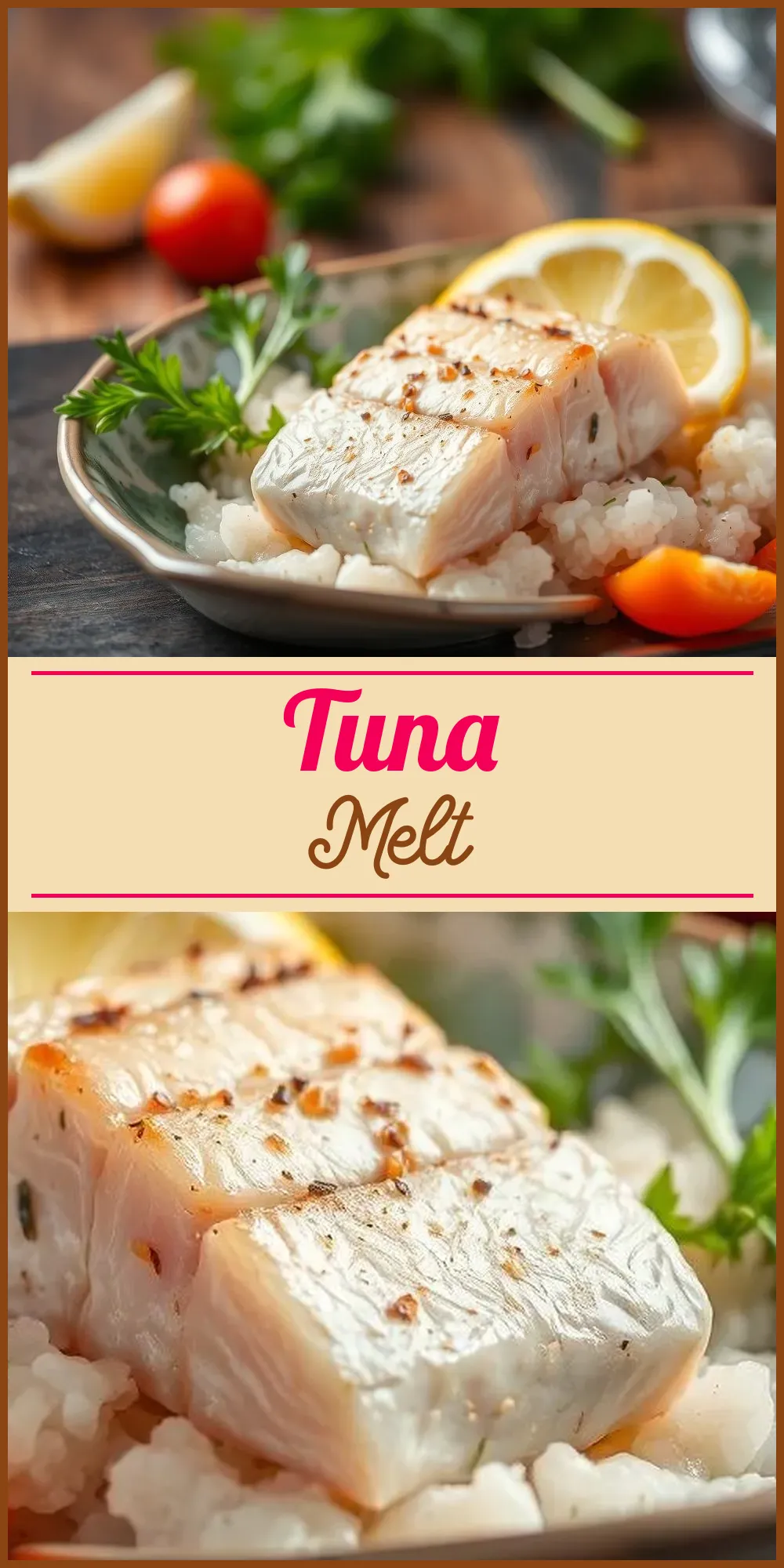 Tuna Melt Vertical Photo