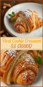 Viral Cookie Croissant (Le Crookie) Vertical Photo