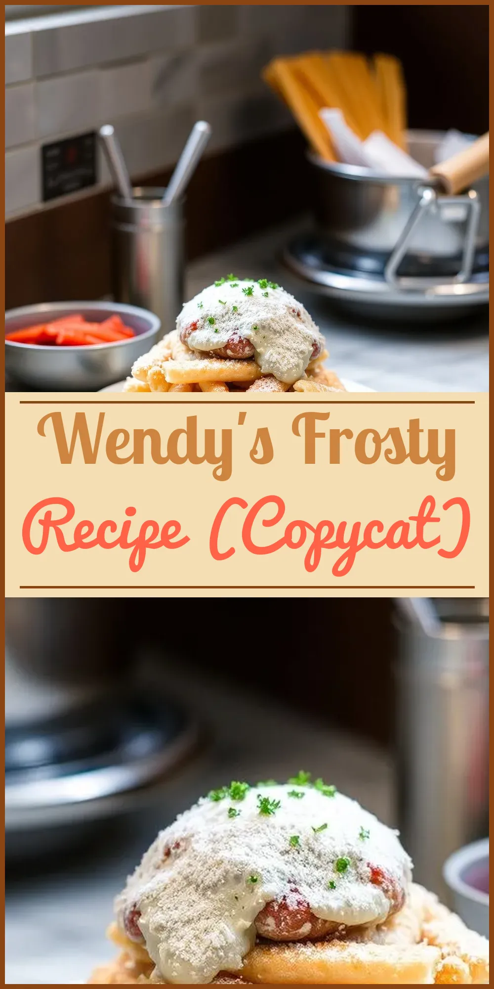Wendy's Frosty Recipe (Copycat) Vertical Photo