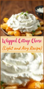 Whipped Cottage Cheese (Light and Airy Recipe) Vertical Photo