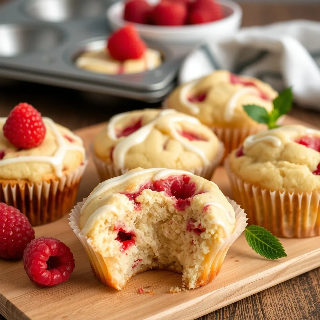 White Chocolate Raspberry Muffins